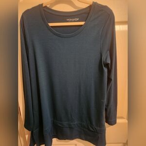Soft Surroundings Marine Blue Layered Tunic